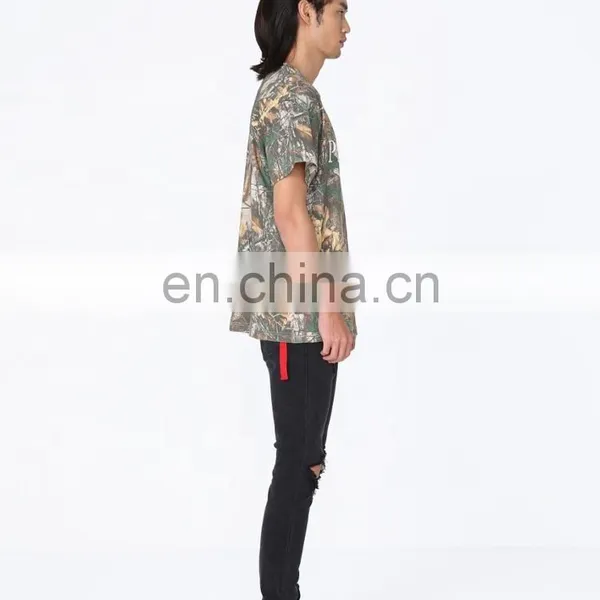 DiZNEW Oem Mens High Quality All Over Print T-Shirt Cotton T Shirt Full Print photo-4