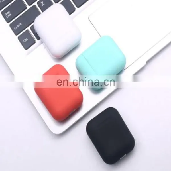 New Design Fashion I12 Macaroon Sweat Proof Noise Cancelling Hand Free Whole Sale Wireless Earphones Bluetooth photo-6