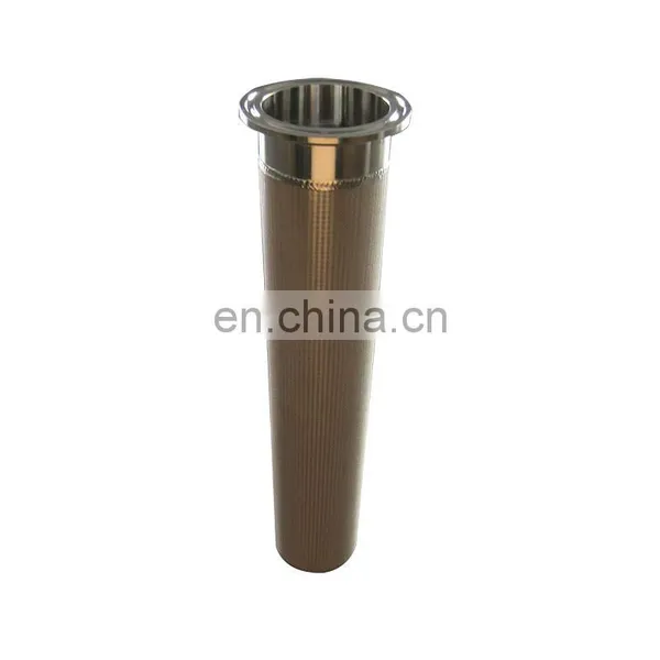 200 Micron 304 316L Stainless Steel Sintered Powder Filter Cylinder Pleated Candle Filter photo-3