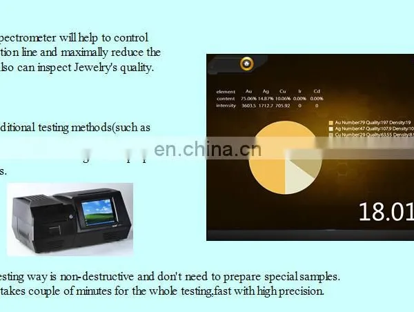 New Type NAP 8200 XRF Gold Tester For Gold Jewelry Shop photo-6