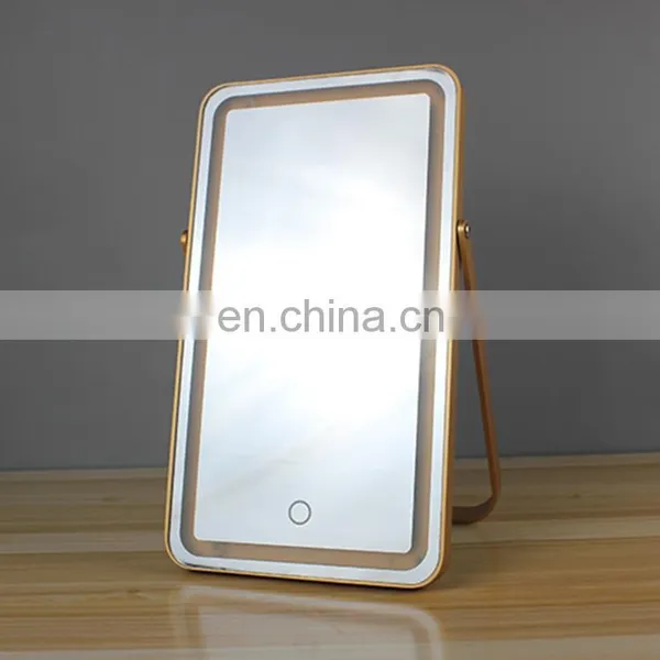 New Design Usb Led 5v Rechargeable Cosmetic Makeup Led Lamp Mirror photo-3