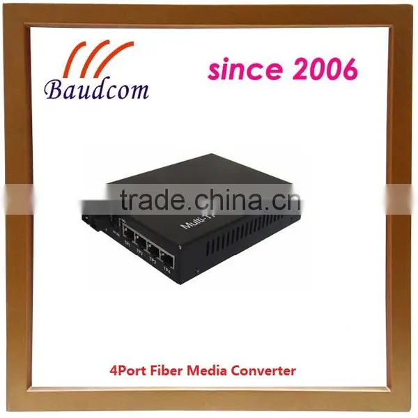 4Ports Optical Fiber Media Converter photo-4