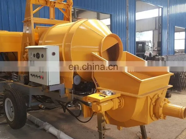 Best Quality Portable Diesel / Electric Concrete Mixer Mixing Machine With Pump Price photo-5
