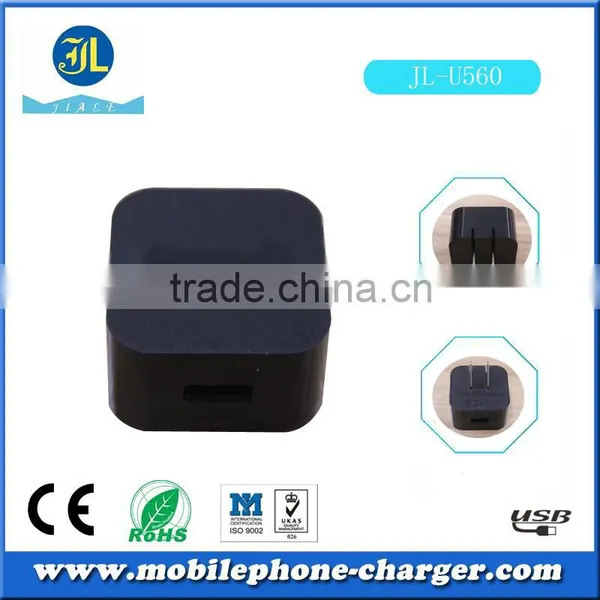 US Folding Plug Universal Wall USB Travel Charger With Customized Logo photo-2