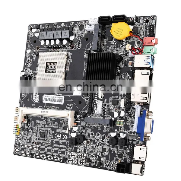 Factory Hot Sale Desktop Computer Motherboard on Board Processor Hm65 PGA988 photo-5