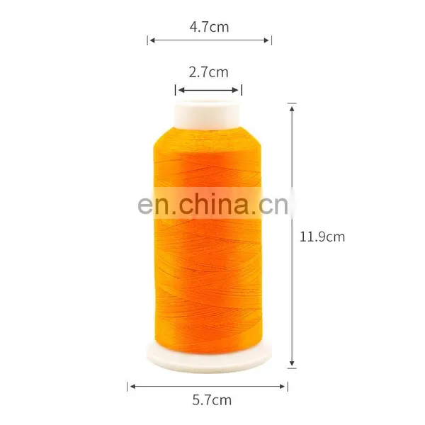 Zari Hilo de Poliester Para Bordar Bordado High Quality Gold Rayon Rainbow Computer Venus Fufu's Polyester Embroidery Thread photo-2