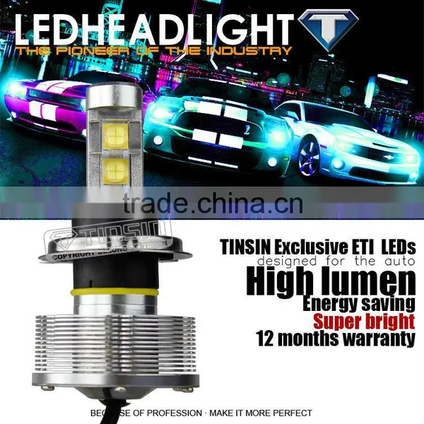 12V Voltage Auto Headlight Type H4 Led Headlights for BMW TOYOTA Chevrolet All Vehicles