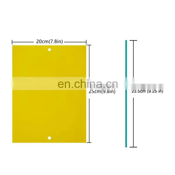 Gelbe Klebrige Falle Piege Collant Jaune Gelbe Klebrige Falle Armadilha Pegajosa Amarela Greenhouse Fly Trap photo-3