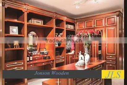 Plywood Wardrobe Design Solid Wooden Fitting Walk in Closet