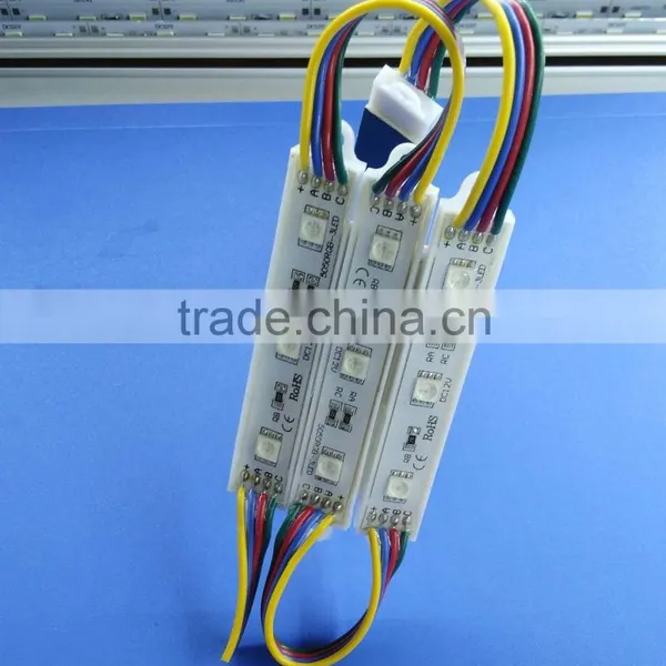SMD Sealant 5050 Full Color Pixel Waterproof LED Module With Factory Price DC12V 0.75W photo-3