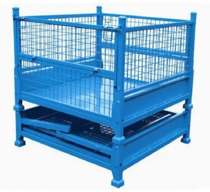 Customizable Zinc-Coated Wire Mesh Storage Cage for Auto Parts