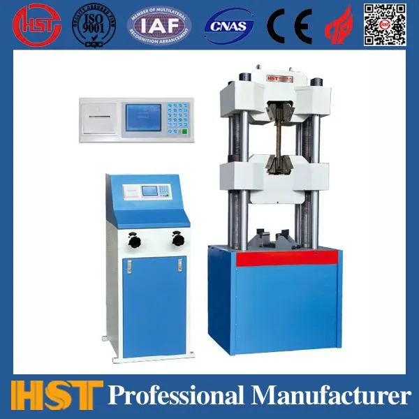 HST 100T 1000kN Digital Display Hydraulic Universal Testing Machine 1000KN 6 Columns Frame, Tensile Space:950mm HST WE-1000D photo-4