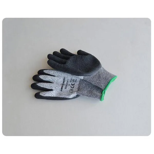 Yingkeer Enkerr Black Latex Coated Cut-resistant Gloves, Level 5 Cut-resistant Gloves