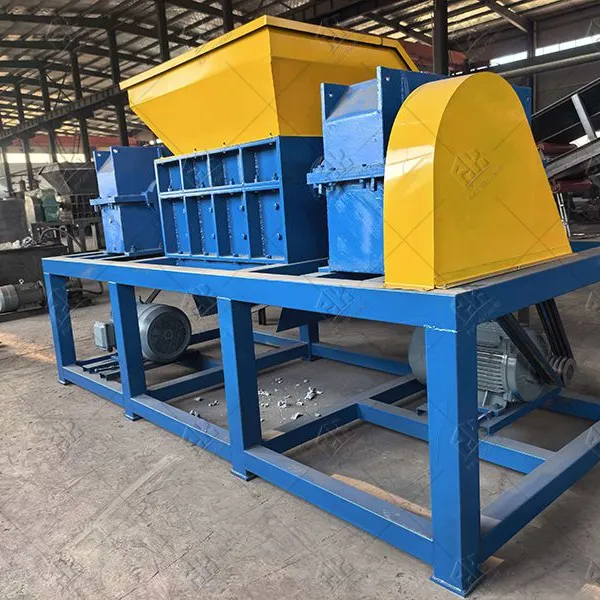 Car Shell Bicycle Light Material Twin Shaft Shredder