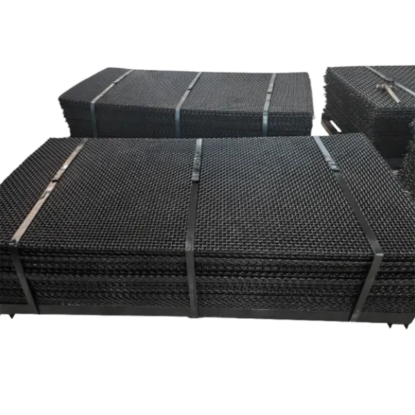 Iron Wire Mesh 65mn Crimped Woven Metal Wire Mesh Hooked Crusher Stone Rock Gold Mine Quarry Screen Vibrating Sieve Mesh photo-5