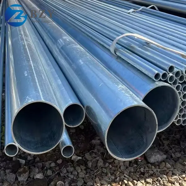 Galvanized Steel Pipe Round Hot Dipped Gi Galvan Steel Pipe for Building Astm Pre Galvanized Steel Pipe photo-2