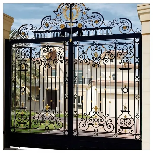 Australia Driveway Gates Wrought Iron Gate Aluminum Gate Design China photo-3