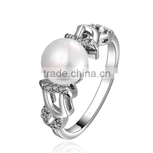 Jewelry Manufacturer China Hear Shape Design Pearl Ring photo-6