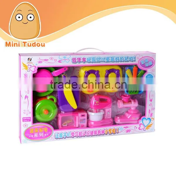 China Manufacturer Kids Pretend Toys Kitchen Toy Mini Appliances Toys Pretend Play Kitchen