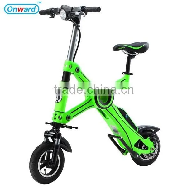 Onward Green Electric City Bike / 36v 250w Folding Bicycle / Mini Folded Electric Scooter photo-6