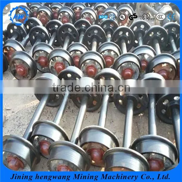 Customizable Strength Loading Cast Iron Or Cast Steel Mine Car Wheel/Rail Wheel Axles/Mining Gauge Wheels photo-3