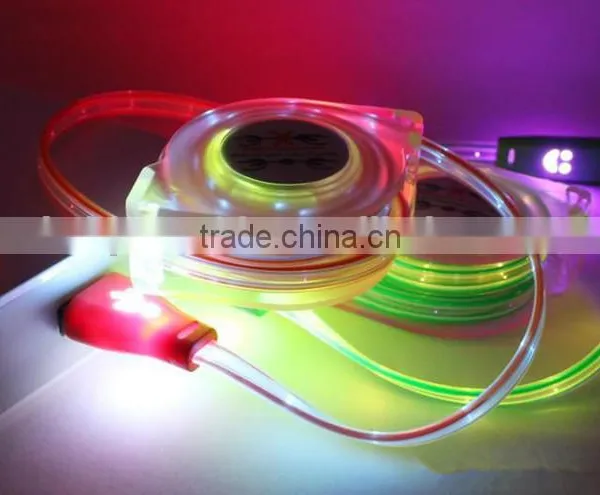 6ft 5 Pin Micro LED Light USB Charging Cable photo-6