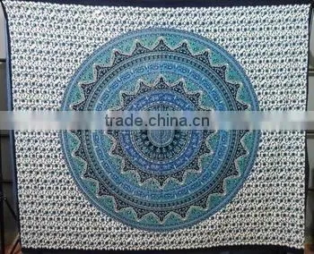 Big Mandala Hippie Wall Hanging Tapestries Queen Size Home Decor Bohemian Tapestry photo-5