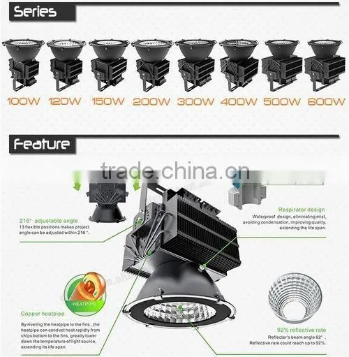 UL SAA 130lm/w Ip65 300w Led High Bay Light photo-6
