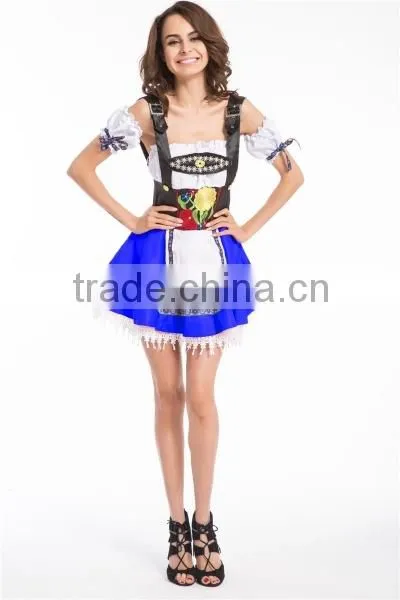 Costumes Bulk and Dropship Apparel Pink Fantasy German Girl Oktoberfest Costume Dress Beer Maid Costums photo-2