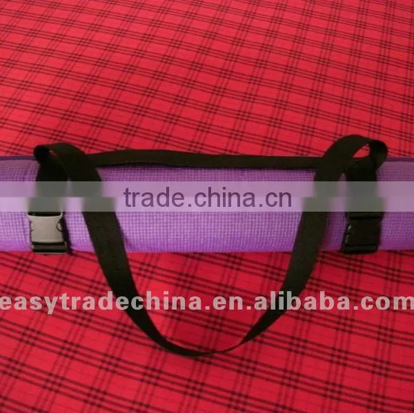 6mm Pvc Yoga Mat With Shoulder Strap