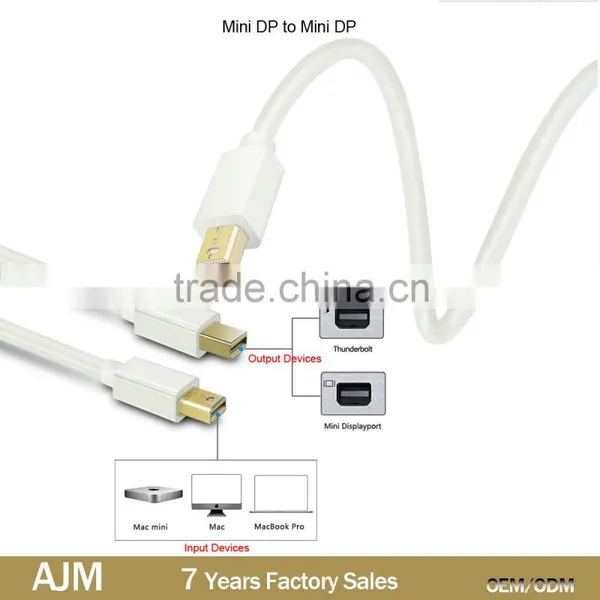 Standard Mini dp to Mini Displayport Cable ,male to Male Mini dp photo-2