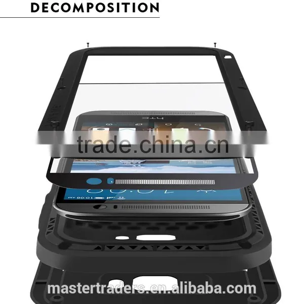 Original LOVE MEI Powerful Metal Waterproof Dirtproof Shockproof Protective Case For HTC One M9 MT-3529 photo-5
