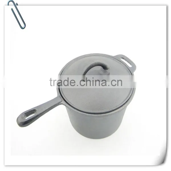 Different Sizes Single Hand Cast Iron Pan