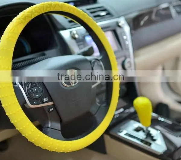 Colorful Auto Car Non-slip Silicone Interior Steering Wheel Cover photo-5