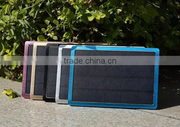 AWC608 10000mah Universal Solar Panel Slim Charger Tablet Mobile Charger Solar photo-6