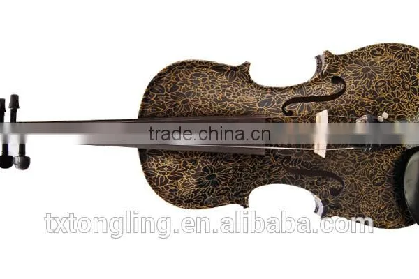Colorful Art Custom Violin With Case 4/4 TL-1303 photo-3