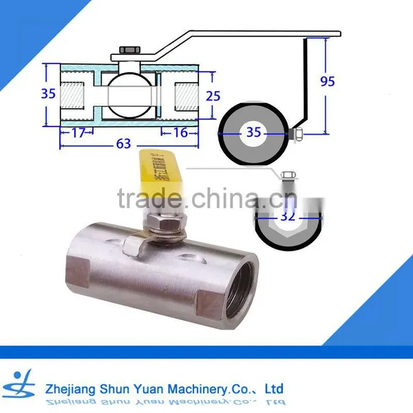 Ball Valve Stainless Steel Valve Copper Ball Valve for Ppr Pipe Fittings SS Ball Valve