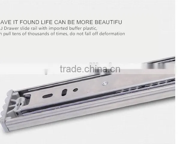 Guang Dong Factory Good Quality 3-4 Balls Full Extension Ball Bearing Drawer Slides photo-2
