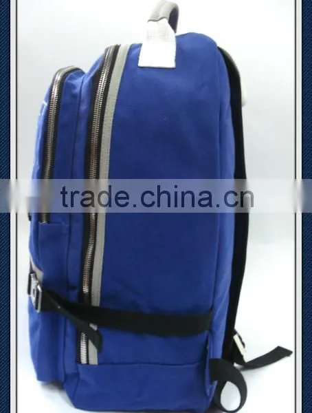 Heavy Canvas Backpack Bag With Good Quality Zipper photo-5