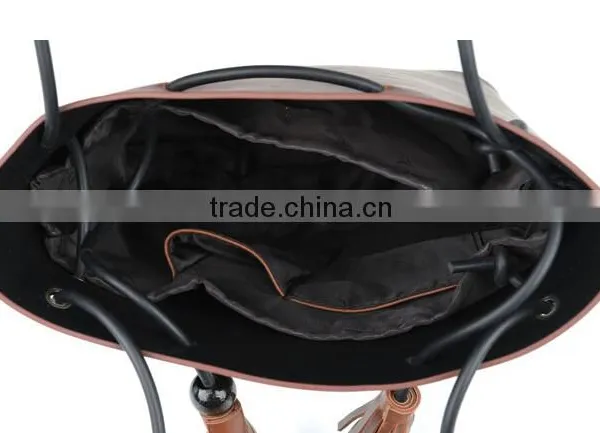 European Style Lady Random Belt Bags Long Bucket Shoulder Bags photo-3