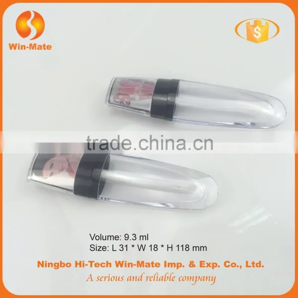 2015 Hot Oblate 118*31mm Acrylic Clear Hot-selling Lip Gloss Tube photo-2