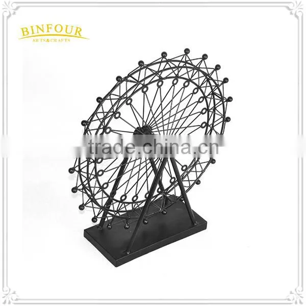 Ferris Wheel Shape Metal Crafts for Christmas Decoration photo-5