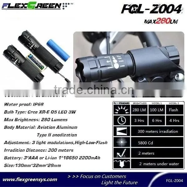 AAA Battery Q5 Led Bike Flashlight and Bike Torch photo-3