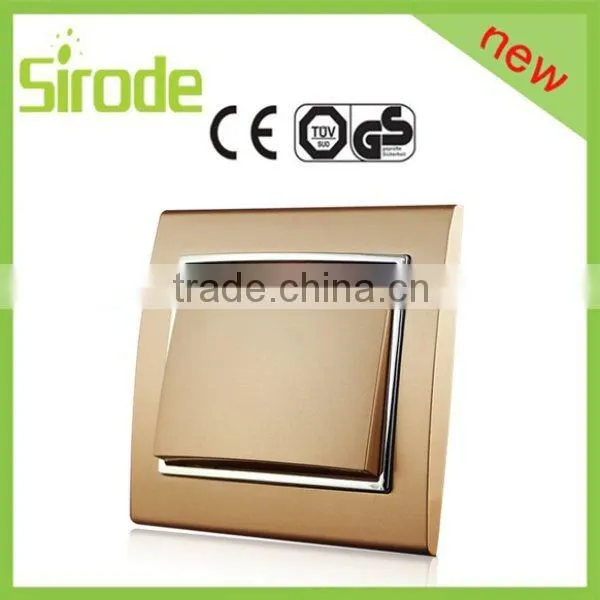 Sirode Wall Switch and Socket EU Standard White/Gold/Sliver Color photo-3