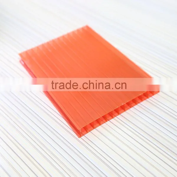 2.5mm Thick 8mm Unbreakable Anti-drop Polycarbonate Hollow Sheet for Sunshine House photo-2