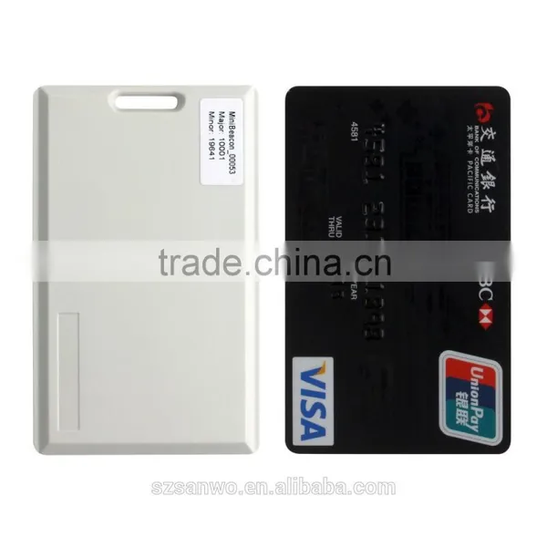 Super thinnest 2mm ibeacon module Card type ibeacon transmitter
