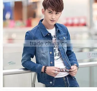 The Spring and Autumn Winter Tide Men's Denim Jacket Denim Jacket Retro Youth s Casual Jacket Thin Clothes photo-4