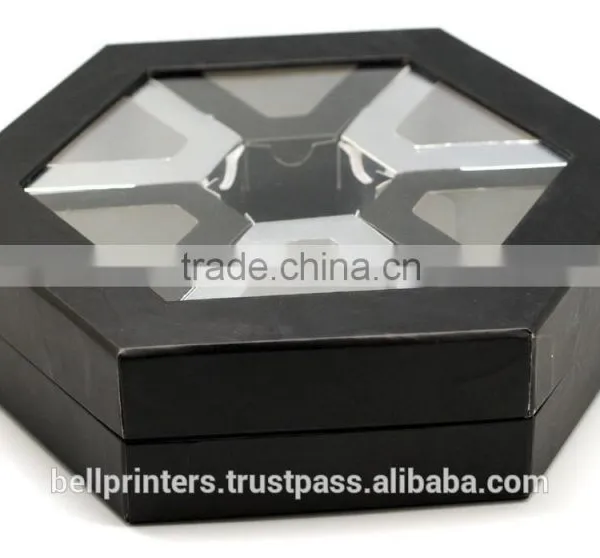 World Largest No 1 Manufacturer in Black Rigid Box With Window Boxes photo-2
