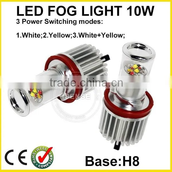 2015 Double Color Three Modes Newly Design DC9-30V 10W Led Fog Lamp, 9006 Hb4 9005 Hb3 H7 H8 H9 H10 H11 Car Led Fog Light photo-3