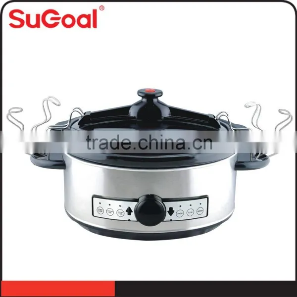 2016 New Product Electric Digital Control Panel SS Body Slow Cooker photo-2